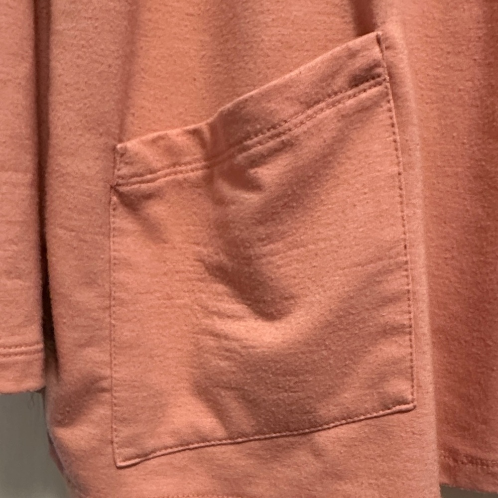 LOGO Lounge by Lori Goldstein Women's Blush Cardigan - Picture 3 of 9